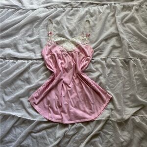 Victoria’s Secret Striped Coquette Nightie